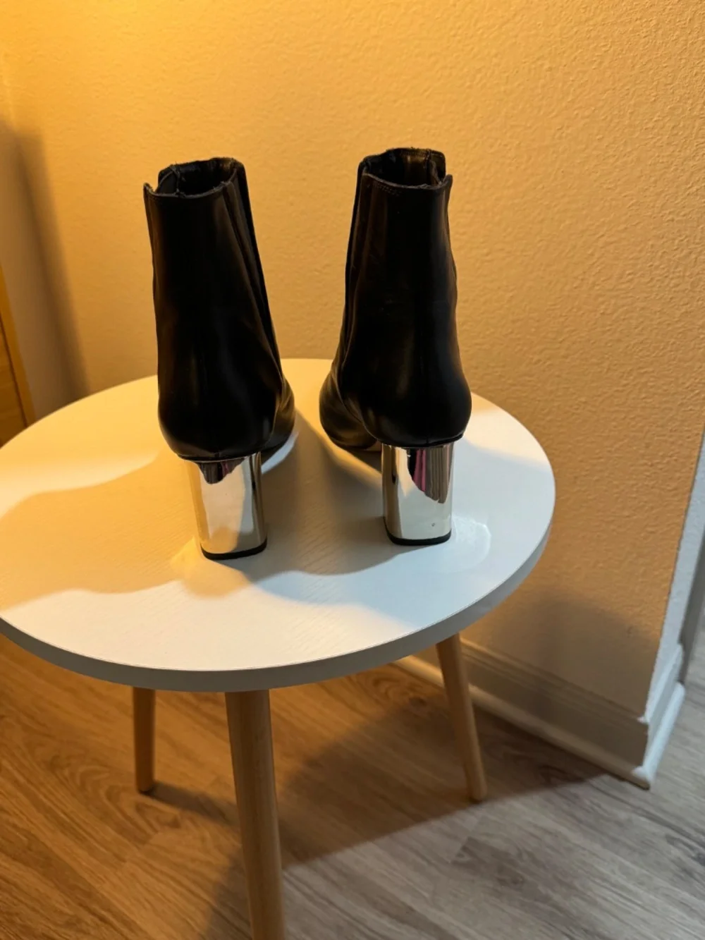 Black Stiletto Ankle Booties